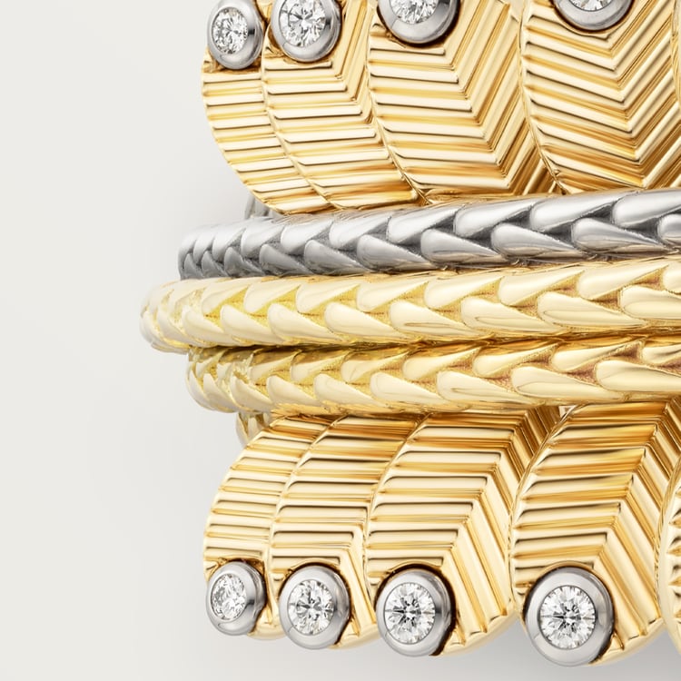 Cartier Grain de Café bracelet, diamonds - Image 5